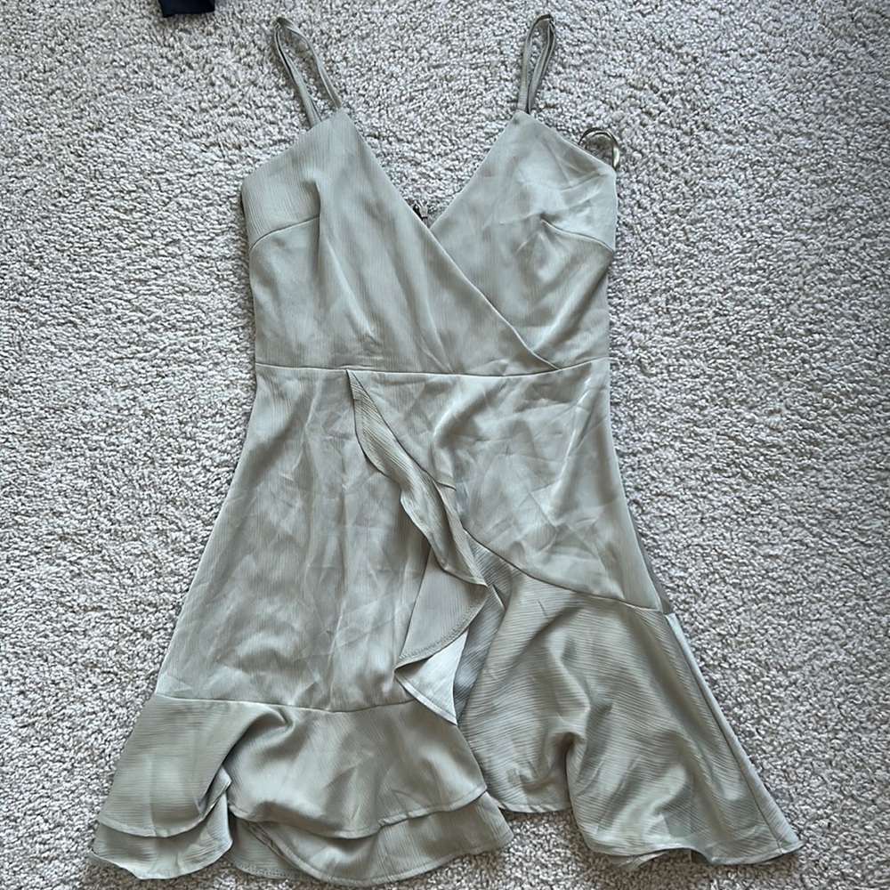 White fox dress • M